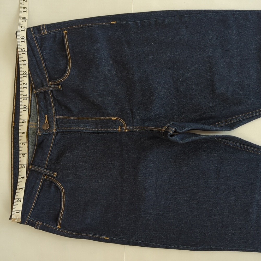 NWOT Old Navy High-Rise Wow Straight Denim Mom Jeans 14 Dark Wash Blue Pockets - Picture 11 of 13